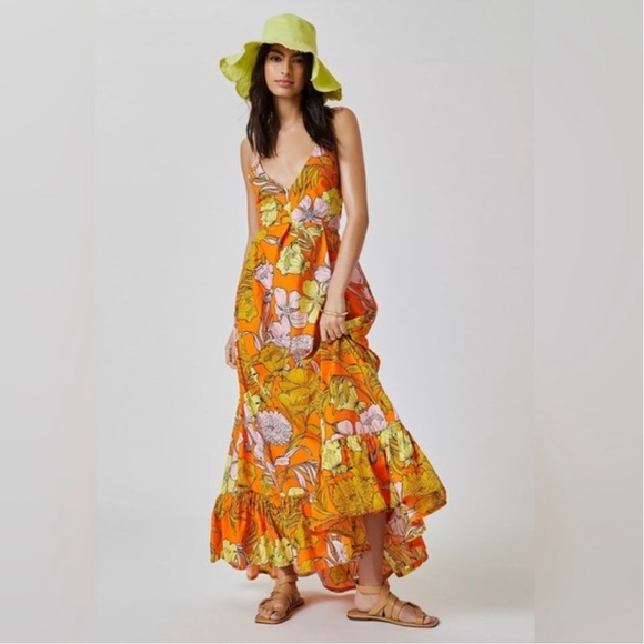 Anthropologie Plenty by Tracy Reese Floral Maxi Dress Size XS - Picture 2 of 13